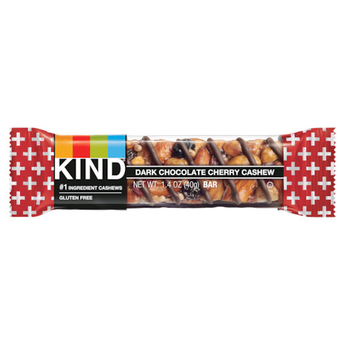 Kind Bar Dark Chocolate Cherry Cashew Bar 1.4 Ounces - 72 Bars Per Case